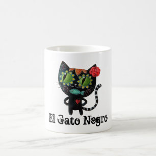 Taza De Café El día del gato negro muerto