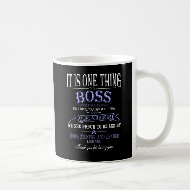 Taza De Café El día del Jefe Mug retiro regalo (Derecha)