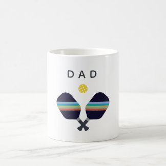 Taza De Café El Día del Padre de los Pickleball es personalizad