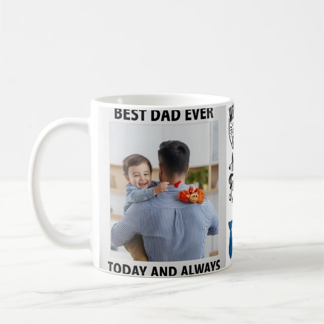 Taza De Café el día del padre Mug (Izquierda)