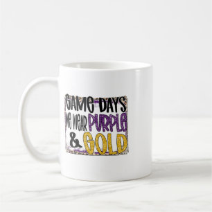 Taza De Café El Día Del Partido De Fútbol Americano Nosotros Us