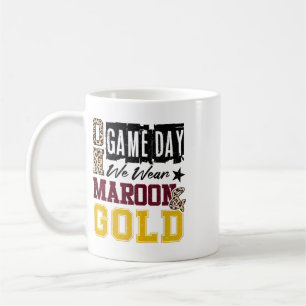 Taza De Café El Día Del Partido De Fútbol Americano Nosotros Us