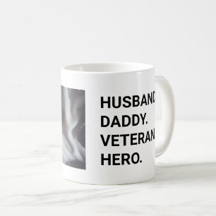 Taza De Café El día personalizado del padre del mejor esposo pa