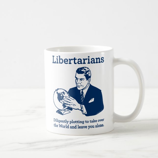 Taza De Café El diagrama libertario (Derecha)