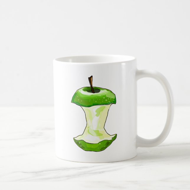 Taza De Café El dibujo animado Apple verde (granny smith) Apple (Derecha)
