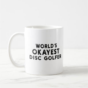 Taza De Café El disco de golf más Okayest del mundo, papá