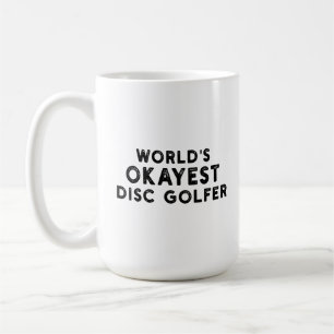 Taza De Café El disco de golf más Okayest del mundo, papá