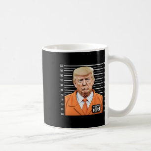 Taza De Café El divertido Prisionero Mugshot Trump 2024