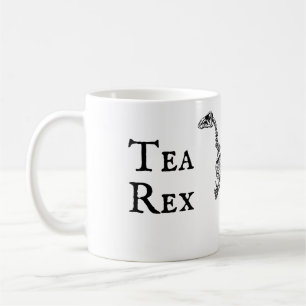 Taza De Café El divertido Tea Rex Tyrannosaurus Dinosaurio Día 