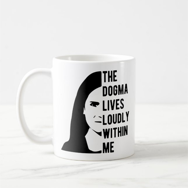 Taza De Café El dogma vive muy adentro mío (Izquierda)