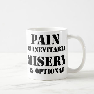 Taza De Café El dolor es inevitable