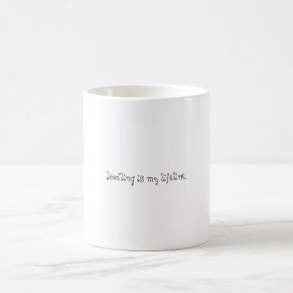 Taza De Café El Doodling es mi cuerda de salvamento