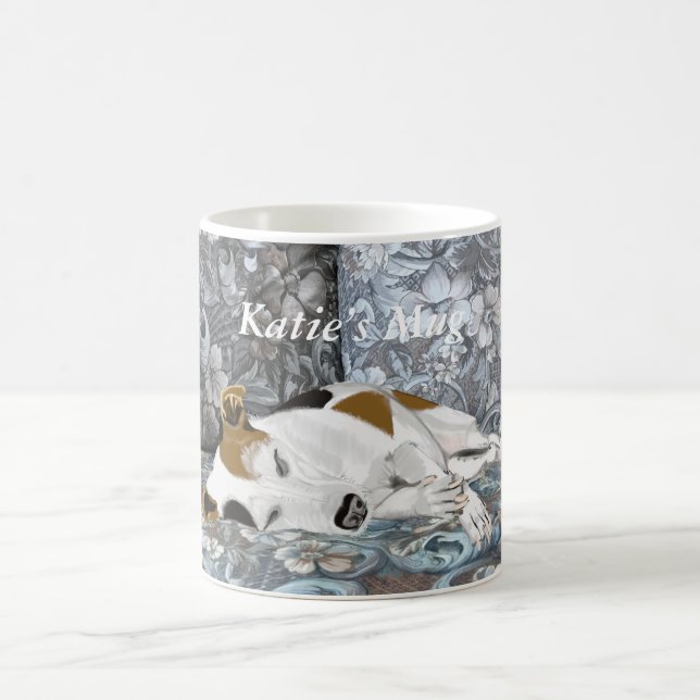 Taza De Café El dormir Jack Russell (Centro)