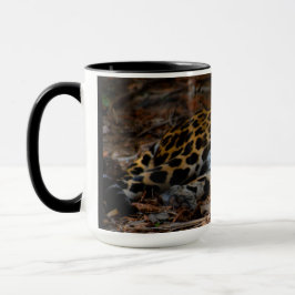Taza de café el dormir Jaguar de Julia Everhart