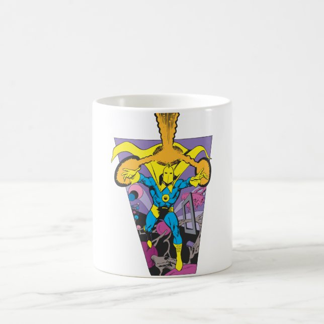 Taza De Café El Dr. Fate manipula la magia (Centro)