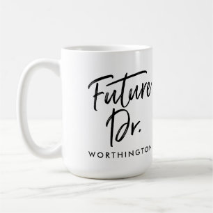 Taza De Café El Dr. futuro manuscrito