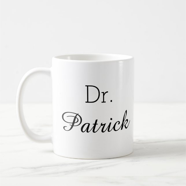 Taza De Café El Dr. Mug (Izquierda)