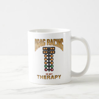 Taza De Café El Drag Racing Es Mi Terapia Funny Racer