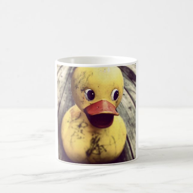 Taza De Café ¡El Ducky de Goma Amarillo necesita un baño! (Centro)