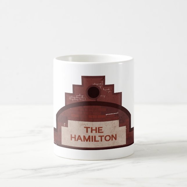 Taza De Café el edificio hamilton (Centro)