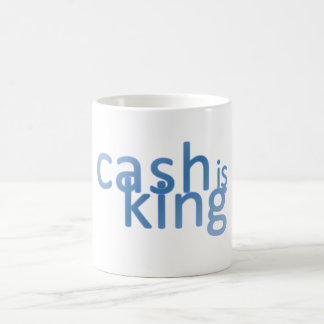 Taza De Café El efectivo es rey