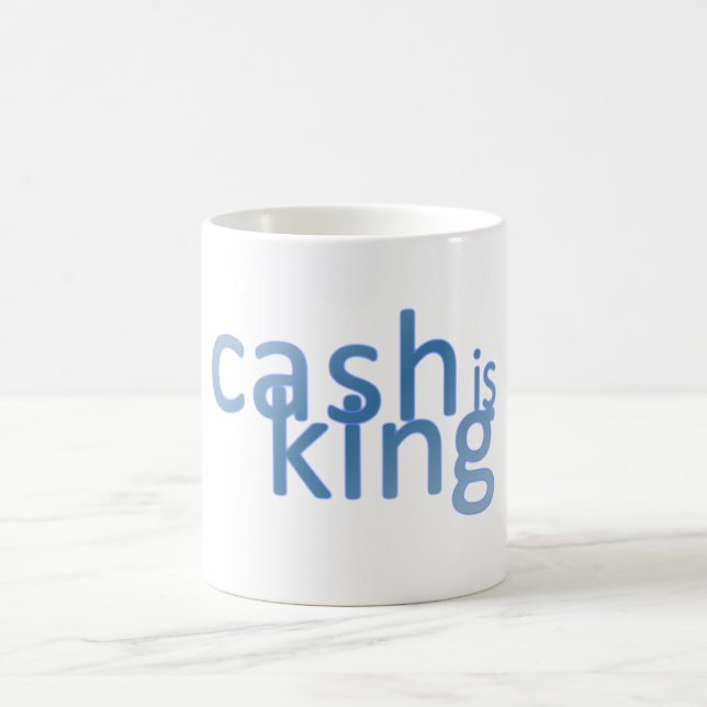 Taza De Café El efectivo es rey (Centro)