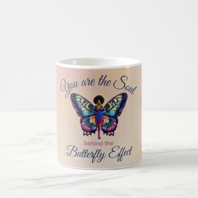 Taza De Café El efecto mariposa conmovedor (imagen) (Centro)
