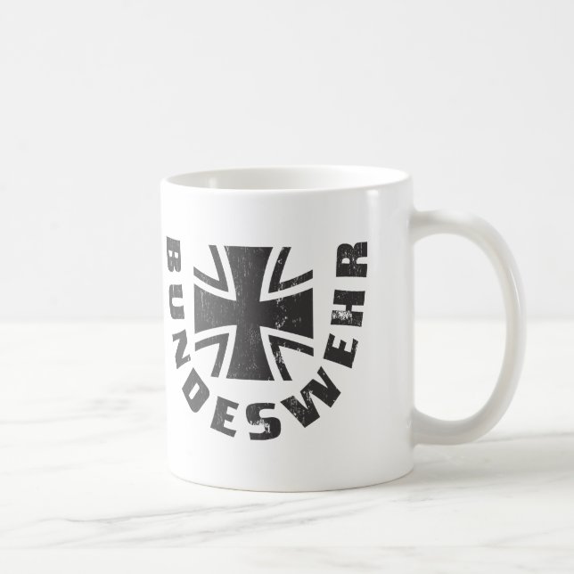 Taza De Café El Ejército alemán Deutschland, Luftwaffe, fuerza (Derecha)