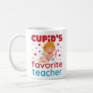 Taza De Café El El día de San Valentín favorito de Cupido profe