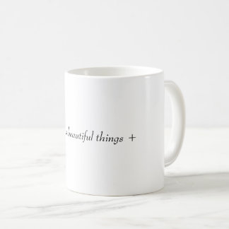 Taza De Café Él elabora cosas hermosas
