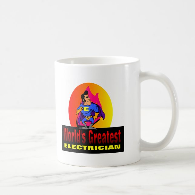 Taza De Café El electricista más grande del mundo (Derecha)