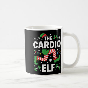 Taza De Café El Elfo Cardio Divertido Entrenamiento de Navidad 