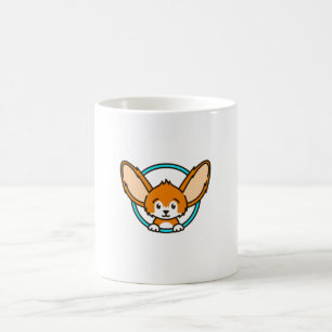 Taza De Café El emblema de Fennec Fox