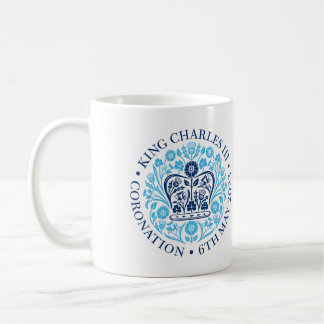 Taza De Café El emblema de la coronación del rey Carlos 2023