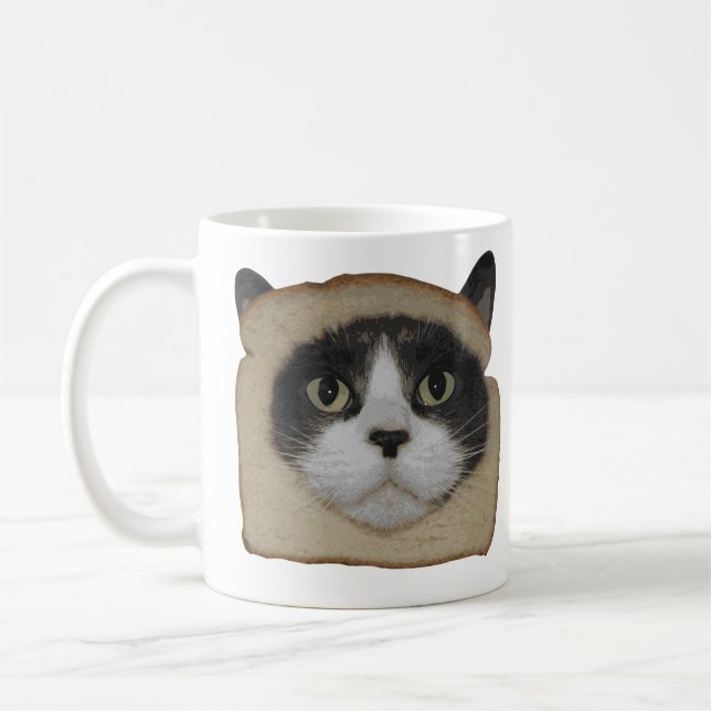 Taza De Café El empanar empanado del gato de Inbread (Izquierda)