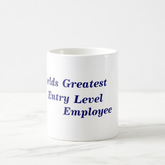 Taza De Café El empleado más grande del nivel de entrada de los