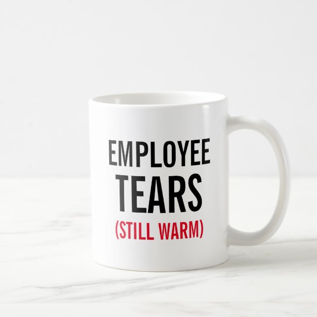 Taza De Café El empleado todavía rasga caliente (Derecha)