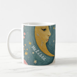 Taza De Café El encantador gato blanco con ojos verdes
