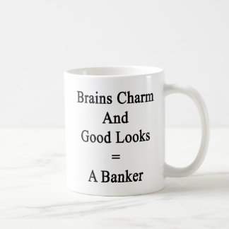 Taza De Café El encanto de los cerebros y las buenas miradas