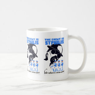 Taza De Café El enemigo es Sífilis