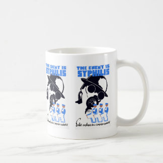 Taza De Café El enemigo es Sífilis