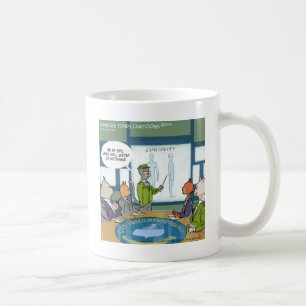Taza De Café El Enemigo Natural de los Gatos es Divertido