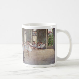 Taza De Café El ensayo del ballet cerca desgasifica