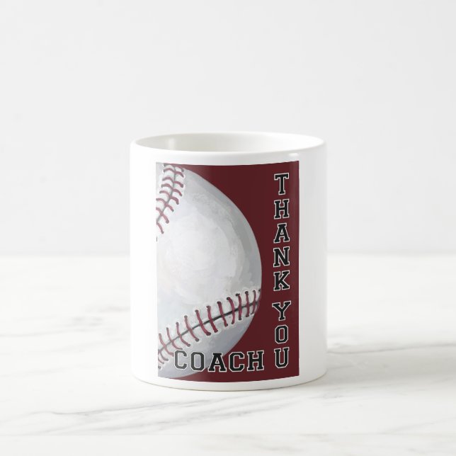 Taza De Café El entrenador de béisbol le agradece (Centro)