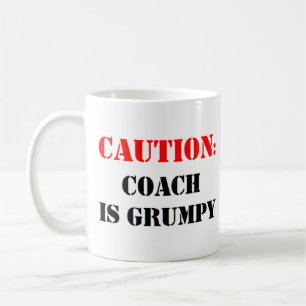 Taza De Café el entrenador es gruñón