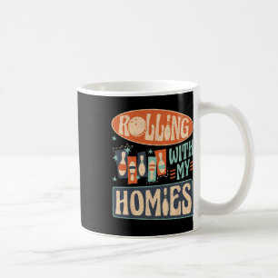 Taza De Café El equipo de boliche golpea con mis hogares