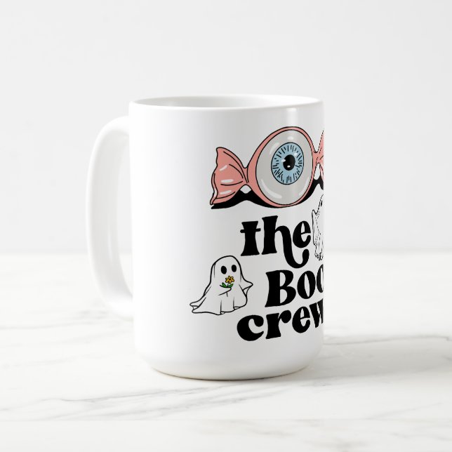Taza De Café El equipo de Boo | Escuadrón de Halloween Spooktac (Anverso izquierdo)