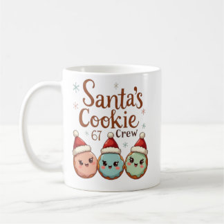 Taza De Café El equipo de galletas de Santa 67