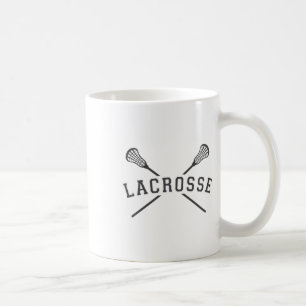 Taza De Café El equipo de Lacrosse masculino cruza las varas de