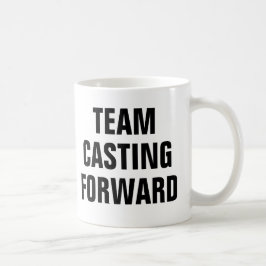 Taza De Café El equipo de pesca está haciendo alarde
